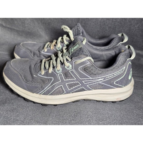 ASICS Womens Size 6.5 Trail Scout Sneakers Gray Running Shoes Hiking Sneakers - Picture 5 of 8